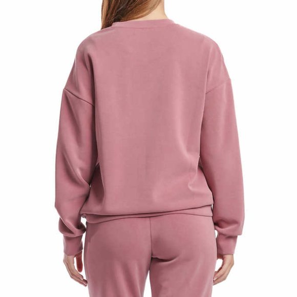 Lazy Pants Pink Crew Neck Sweater - Picture 3 of 10